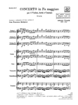 Concerto en Fa Maj. - F. 1 n° 34 - Partitura - VIVALDI - Partition